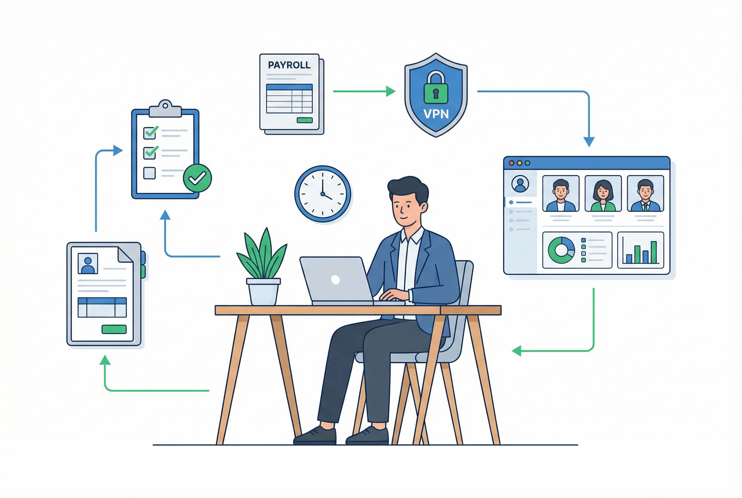 재택근무 노무관리 체크리스트 예시